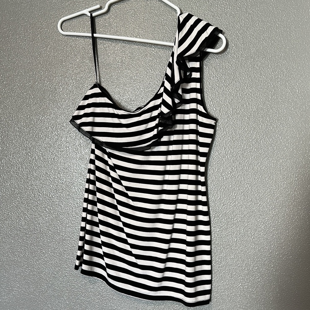 White House Black Market One Shoulder Blouse